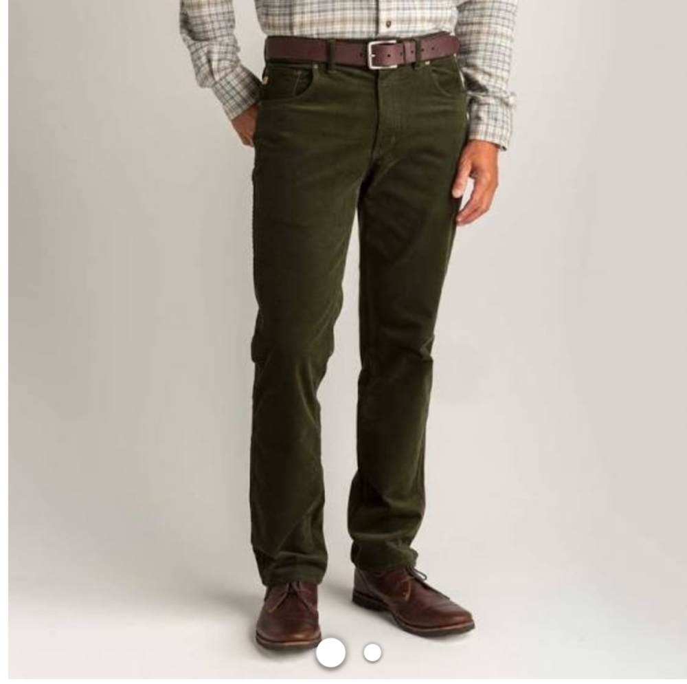 Club room by charter club men's  brown pleated front corduroy dress pants